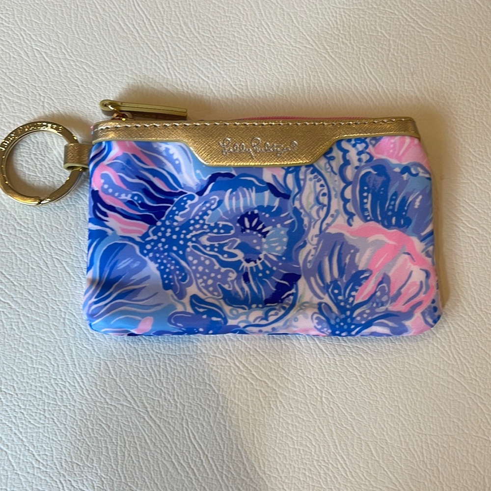 Lilly Pulitzer wallet keychain